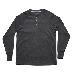Puremeso Raglan Henley - Charcoal