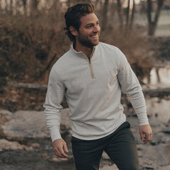 Puremeso Quarterzip - Stone