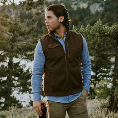 Lincoln Vest - Brown