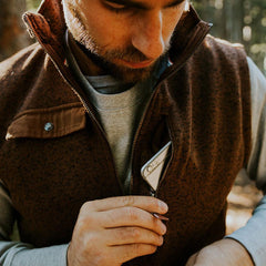 Lincoln Vest - Brown