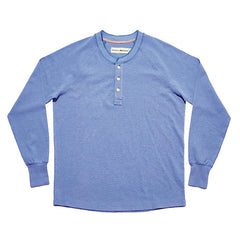 Puremeso Raglan Henley - Indigo
