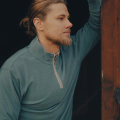 Puremeso Quarterzip - Teal