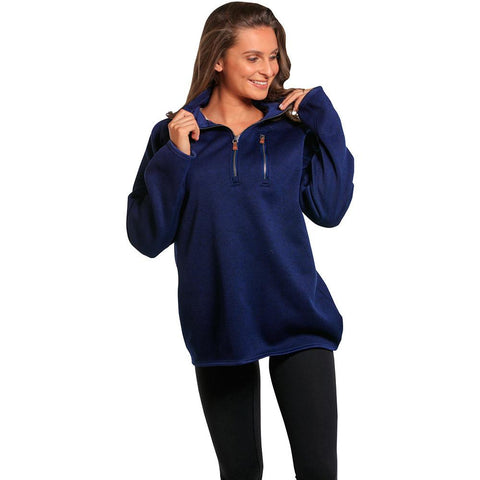 Boyfriend Lincoln Quarter Zip - Navy