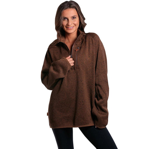 Boyfriend Lincoln Quarter Zip - Brown