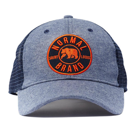 One Size University Bear Cap - Heathered Navy