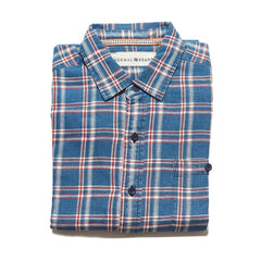 Frankfort Indigo Plaid Button Up Shirt