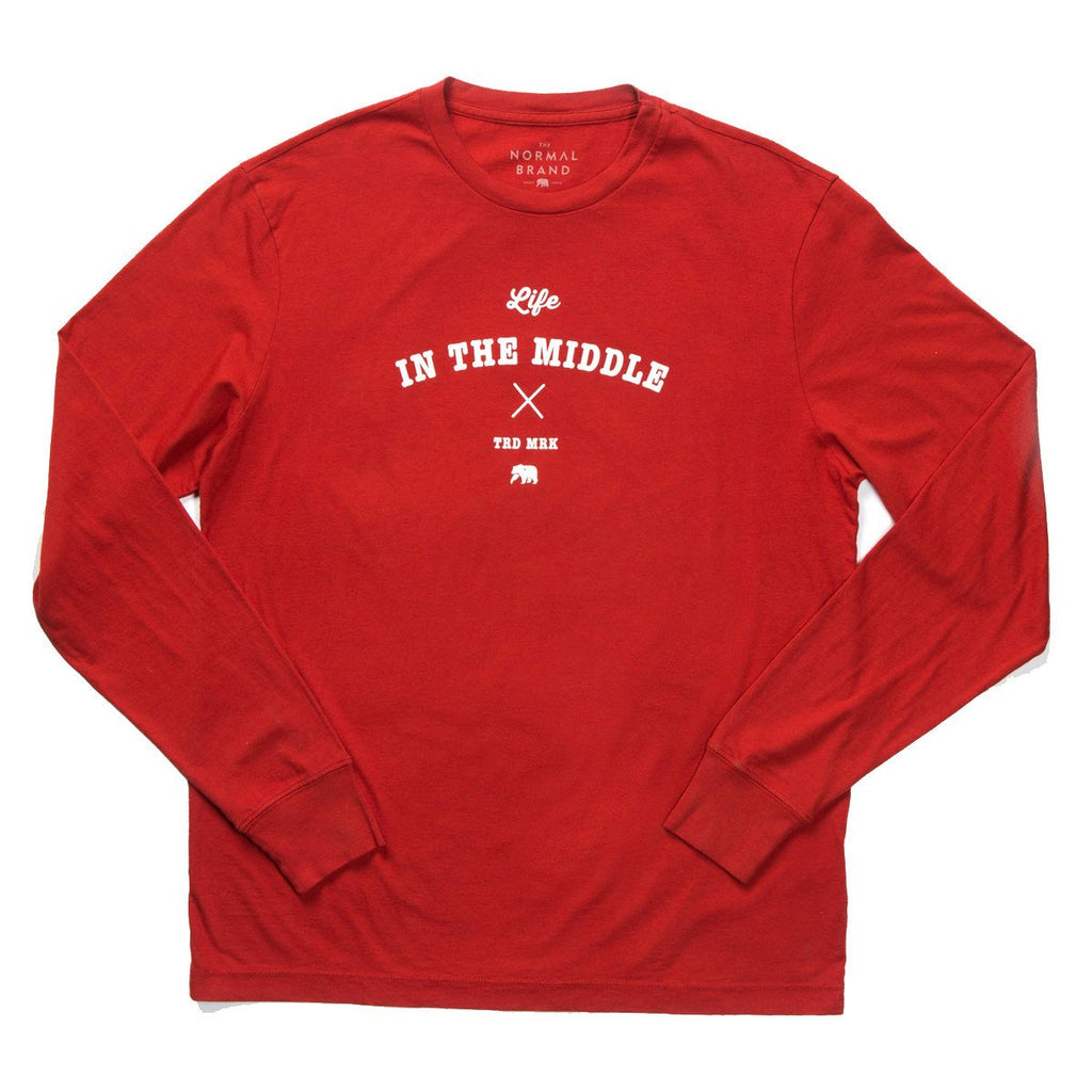 Life in the Middle Long Sleeve T - Rust