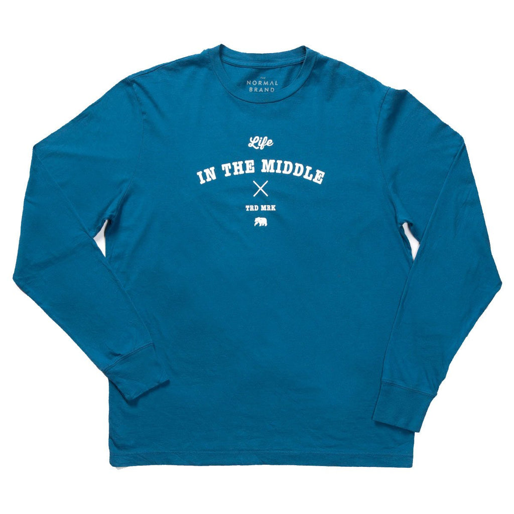 Life in the Middle Long Sleeve T - Blue