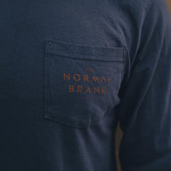 Vintage Activewear Long Sleeve T-shirt - Navy