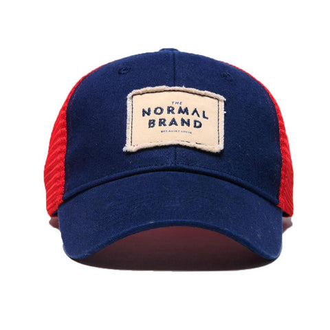 The Senior Cap - Red/Navy