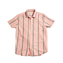 Oakland Twill Short Sleeve Button Up Shirt - Redwood