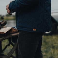 Henry Quilted Jacket - Navy