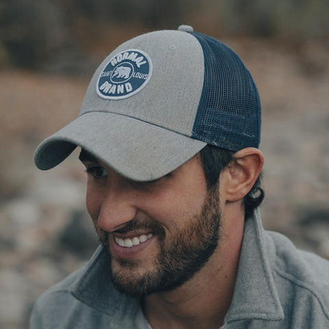 University Bear Cap - Heathered Grey/Navy