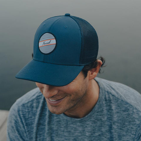 No Boundaries Trucker Cap - Mineral Blue