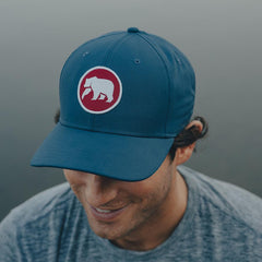 Circle Patch Performance Cap - Mineral Blue
