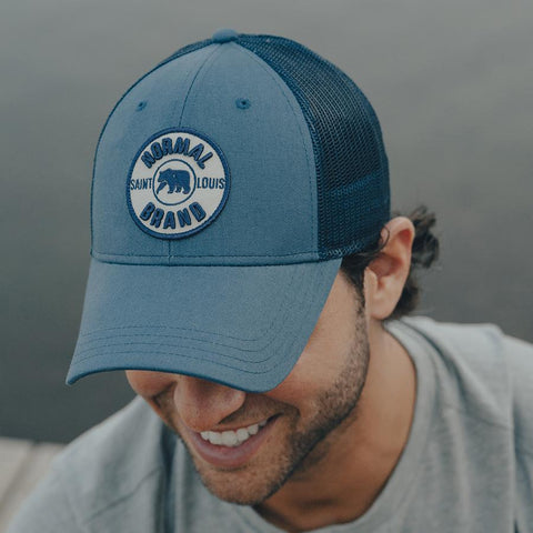 University Bear Cap - Mineral Blue