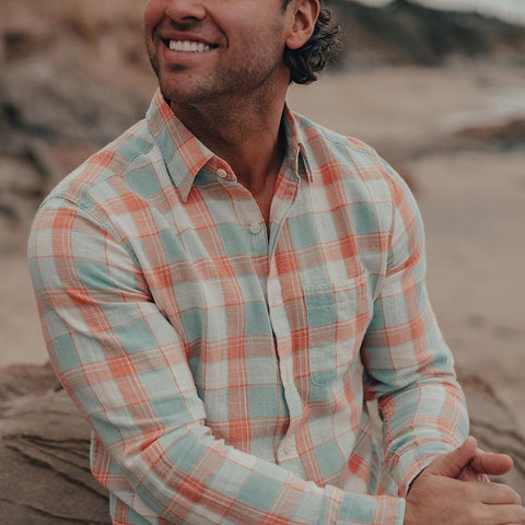 Skipper Button Up Shirt - Blue Haze