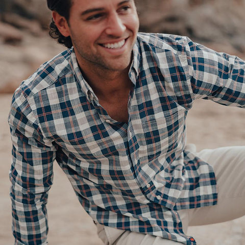 Louis Button Down Shirt - Navy