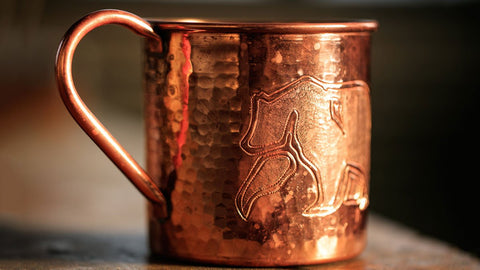 Limited Edition Original Hand Engraved Copper Bear Mug (Sold Out)