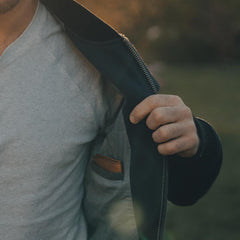 Wool Varsity Bomber Jacket