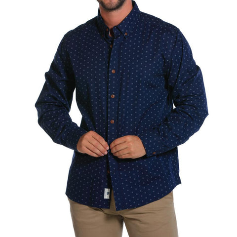 Washed Poplin Shirt - Fleur de Lis