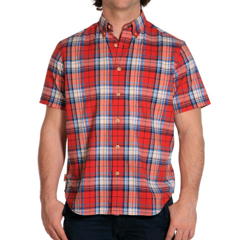 Stefan Stretch Plaid - Red
