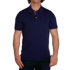 weekday stretch mens polo navy