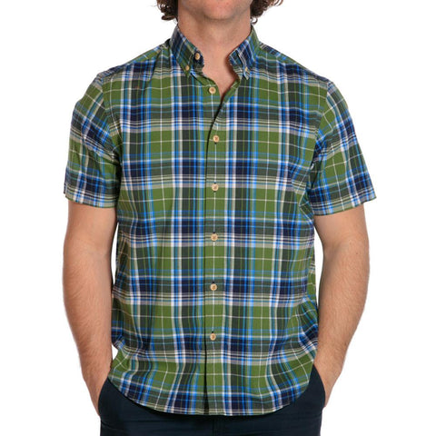 Stefan Stretch Plaid - Green