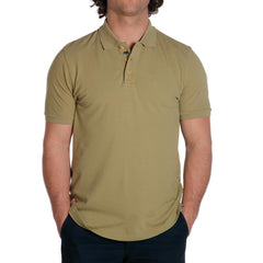weekday stretch mens polo olive