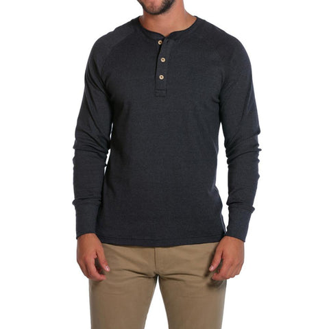 Puremeso Henley - Charcoal