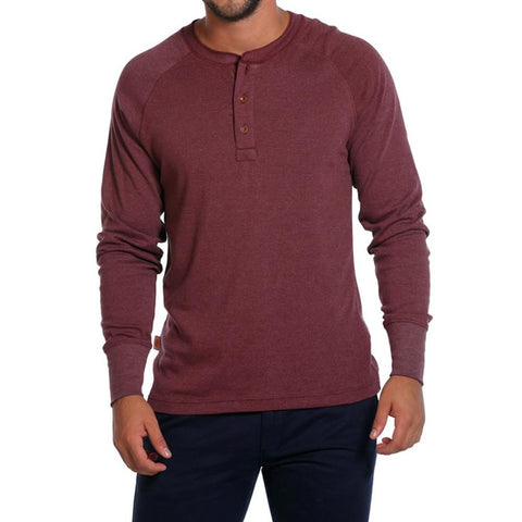 Puremeso Henley - Maroon