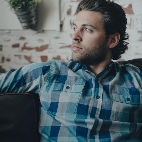 Cousins Plaid Button Up Shirt - Blue