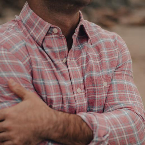 Jasper Button Up Shirt - Red