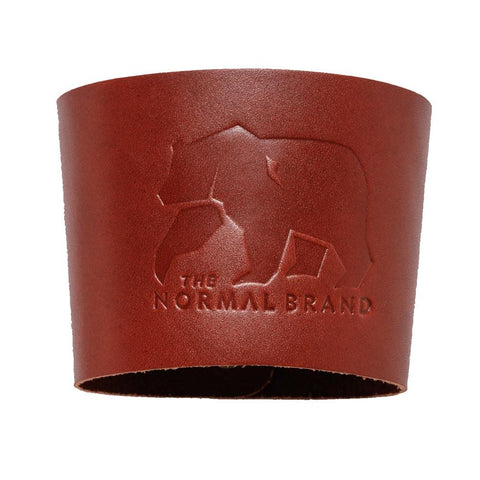Leather Pint Glass Sleeve