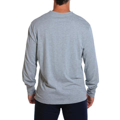Long Sleeve Athletic Inspired T - Grey