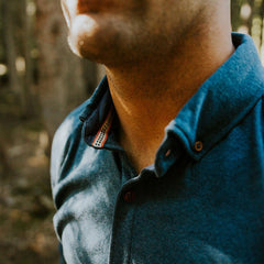 Navy Puremeso Button Up