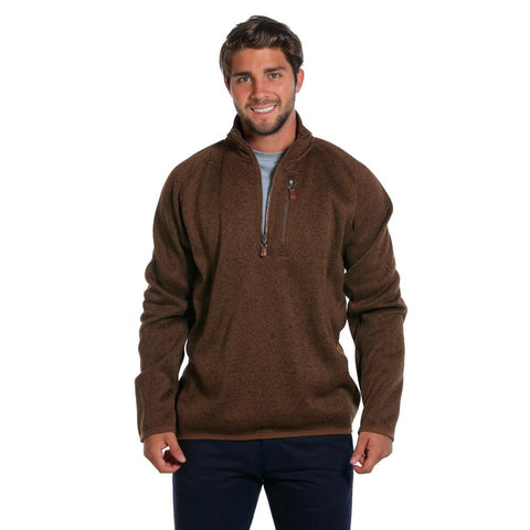 Lincoln Quarter Zip - Brown
