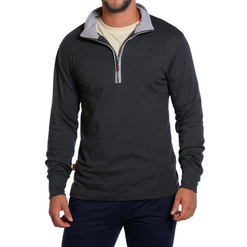 Puremeso Quarter Zip - Charcoal