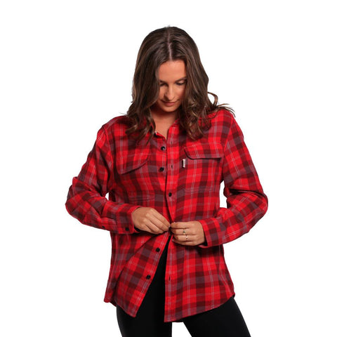 Boyfriend Conrad Shirt - Red/Grey