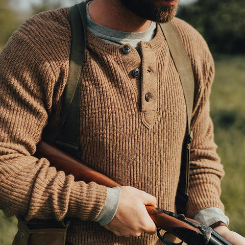 Shaker Sweater - Brown