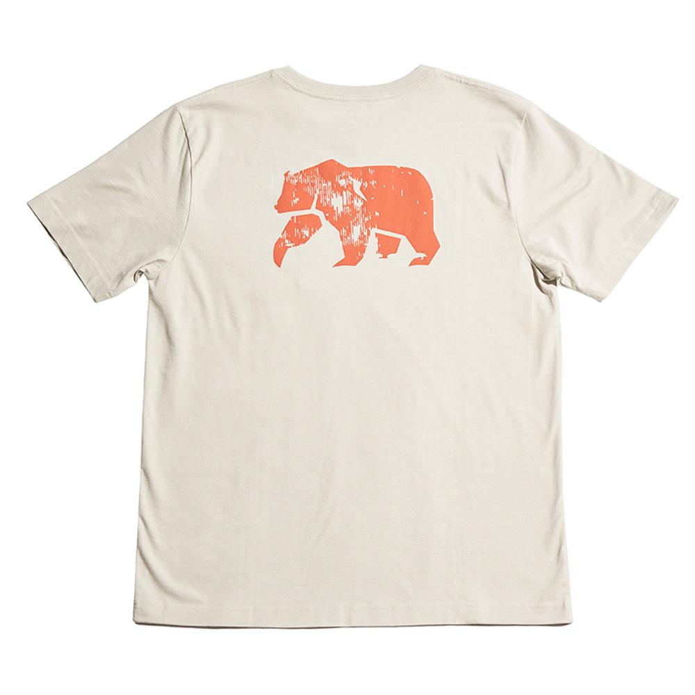 Worn in Bear Pocket T-shirt - Grey