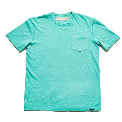 Vintage Slub Short Sleeve Pocket T - Mint
