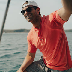 SS Lightest Weight Puremeso Henley - Sunrise