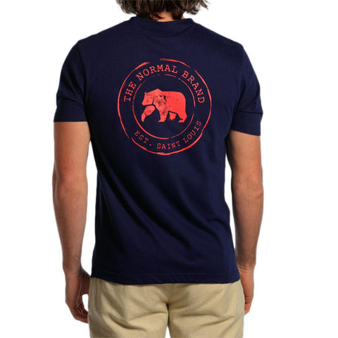 Vintage Circle Back T - Navy