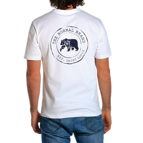 Vintage Circle Back T - White