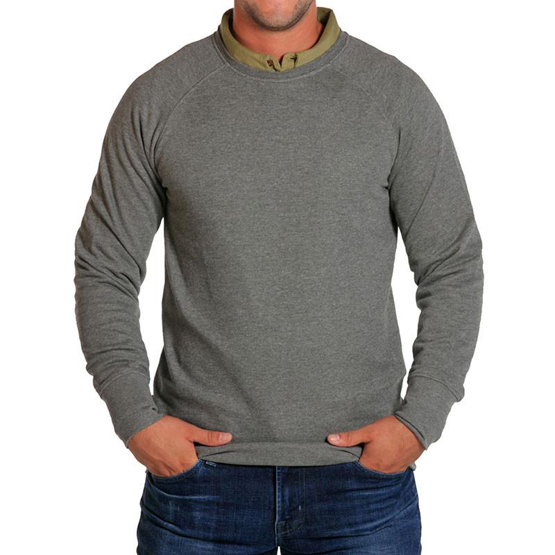 Men's Soft Hand Pullover - Grey