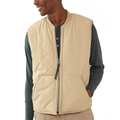 Lincoln Sherpa Lined Vest - Dune