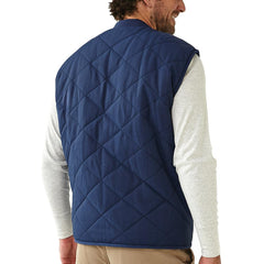 Lincoln Sherpa Lined Vest - Navy