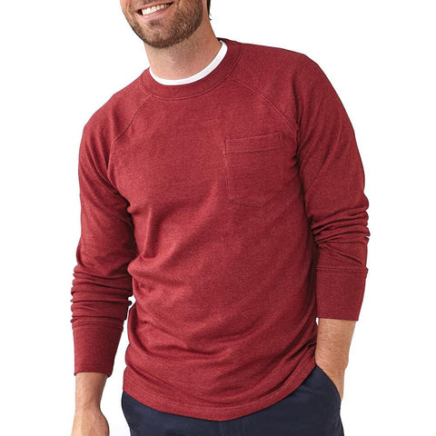 Puremeso Crew Pullover - Tibetan Red