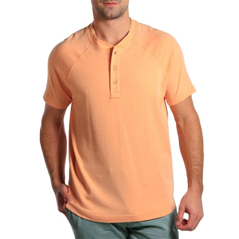 Puremeso Henley - Dusty Orange